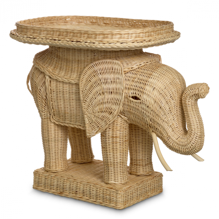   Măsuță laterală Elephant din ratan natural 118273 EICHHOLTZ [1]