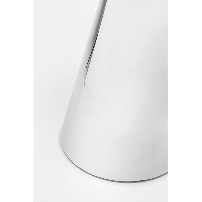 Măsuță Mambo Chrome 45x45x55,5 cm, Oțel Inoxidabil Lustruit Argintiu Suprafață Lucioasă - Kare Design [4]