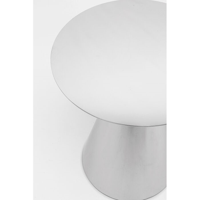 Măsuță Mambo Chrome 45x45x55,5 cm, Oțel Inoxidabil Lustruit Argintiu Suprafață Lucioasă - Kare Design [2]