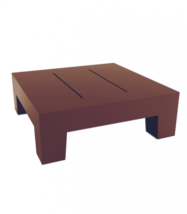 Masuta pentru sezlong Jut 60x60x20 cm, polipropilena, design minimalist, 44405 - Vondom [8]