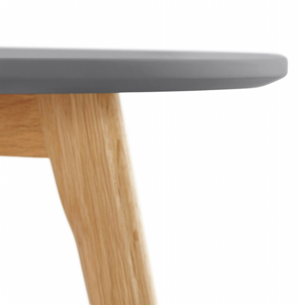 Set masute Espino 50x50 cm MDF gri inchis / picioare stejar, stil scandinav, CT00420DG - Kokoon [5]