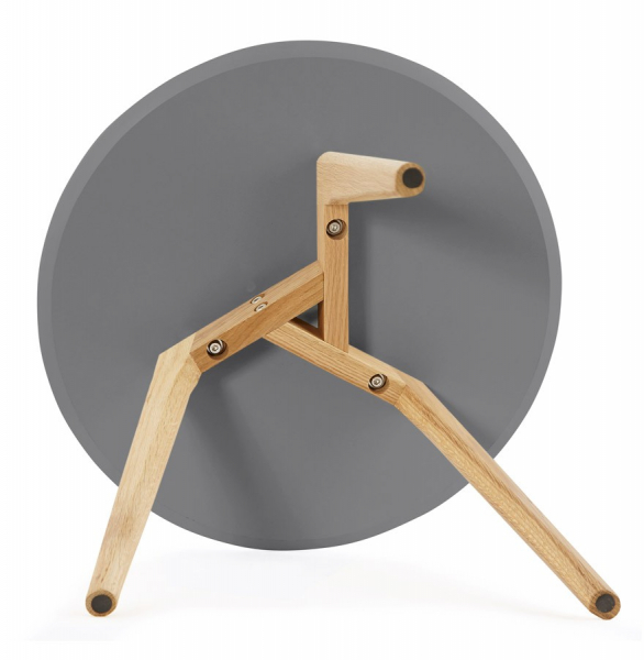 Set masute Espino 50x50 cm MDF gri inchis / picioare stejar, stil scandinav, CT00420DG - Kokoon [10]