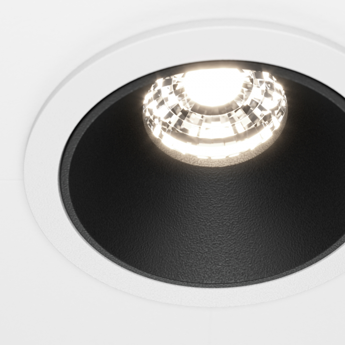Maytoni Spot LED 10W Incastrat, Maytoni, 500lm, Lumina Neutra (4000K), Alb+Negru [2]