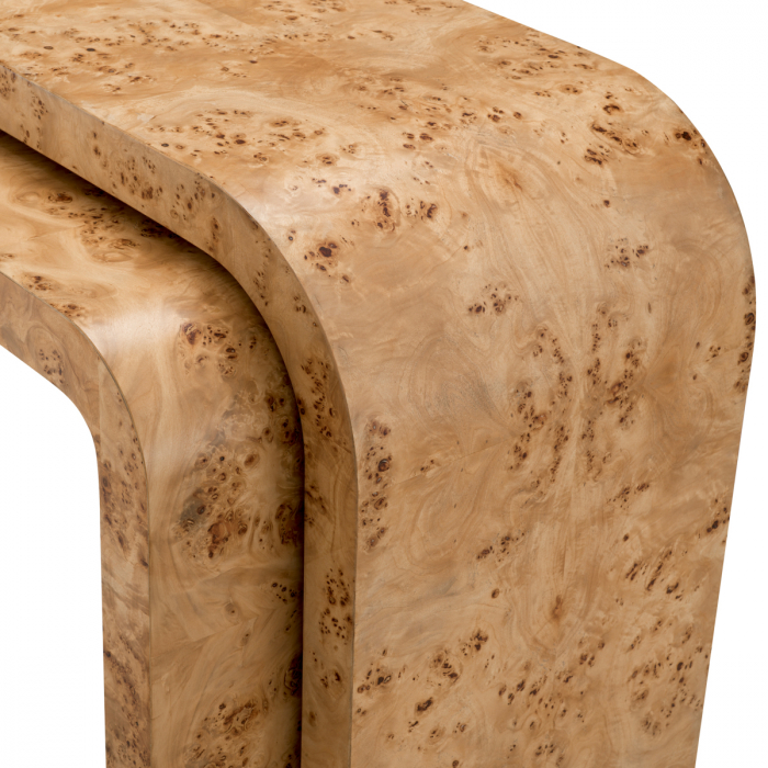   Mese console Quinton din furnir de mappa burl maro deschis set de 2 119327 EICHHOLTZ [6]