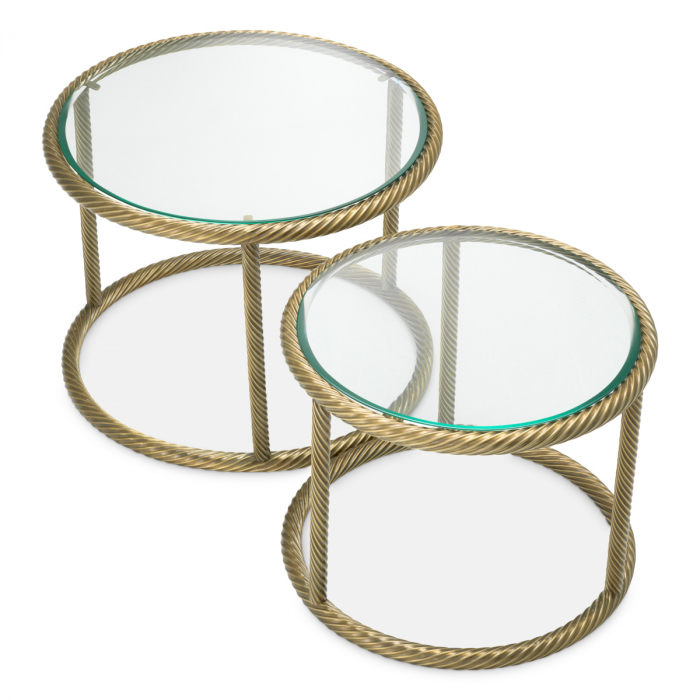   Mese laterale Addison finisaj din alamă vintage set de 2 118298 EICHHOLTZ [3]