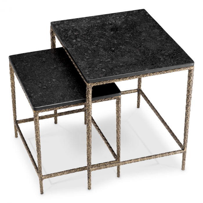   Mese laterale Ferndale din granit negru set de 2 118213 EICHHOLTZ [2]