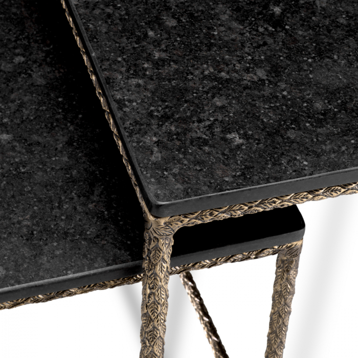   Mese laterale Ferndale din granit negru set de 2 118213 EICHHOLTZ [5]