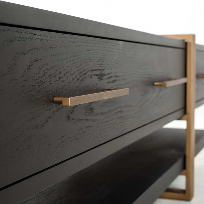 Mobilier TV Cambon 3 sertare (cafea închisă), 7803 - Richmond Interiors [8]