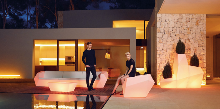 Modul colt 90¬∫ canapea Faz pentru exterior 100x100x70 cm, 54005DY - Vondom [5]