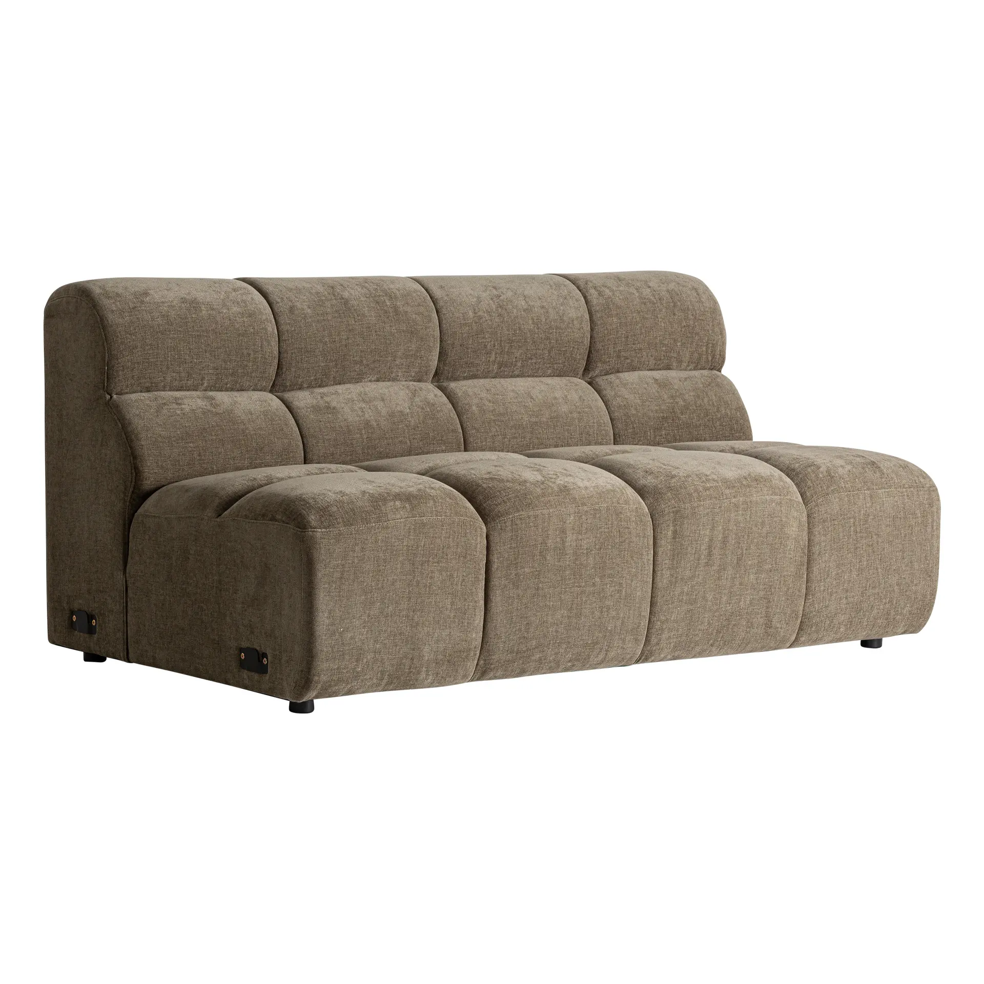 Modul Coltar Arabaux din Poliester și Spuma Verde, 170x98x80cm, VicalHome 38886 VicalHome 38886 [2]
