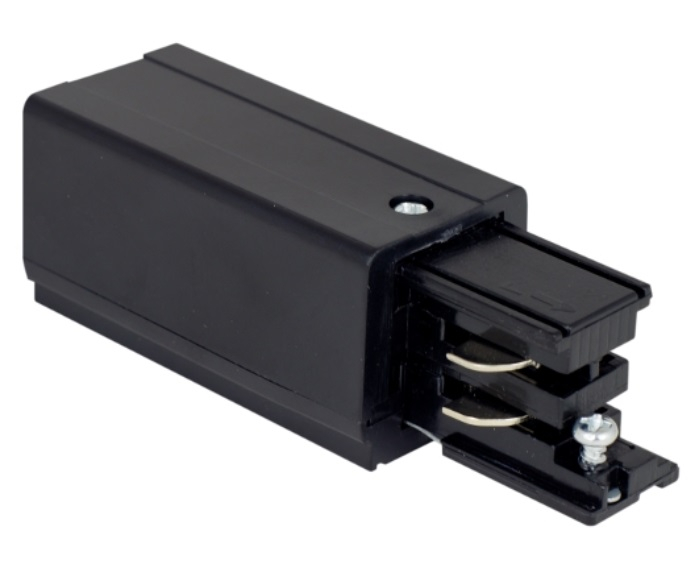 Modul de alimentare dreapta negru/alb pentru sina aplicata Track, MHT1-C/R-BK - Maxlight [2]