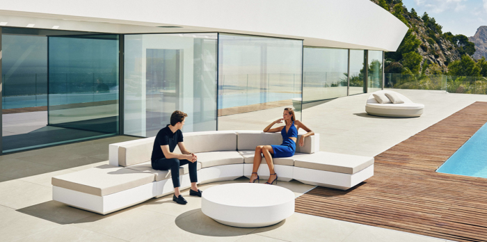 Modul dreapta canapea premium Vela pentru exterior 100x100x72 cm, 54078 - Vondom [7]