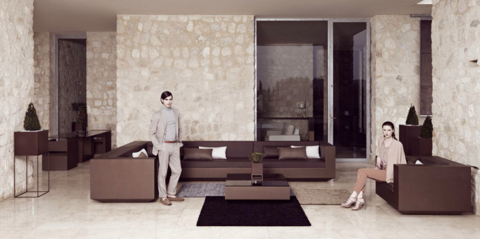Modul dreapta sezut adanc canapea premium Vela pentru exterior 100x160x72 cm, 54080Y - Vondom [6]