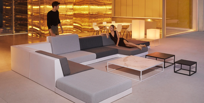 Modul lounger canapea premium Pixel pentru exterior 100x101x27 cm, 54257Y - Vondom [7]