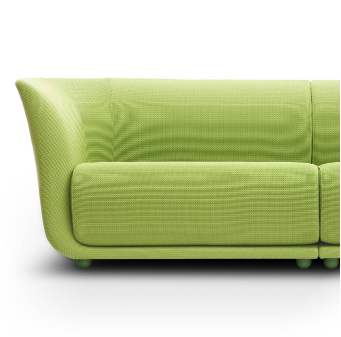 Modul lounger dreapta canapea premium Suave pentru exterior 114x160x71 cm, 67016 - Vondom [10]