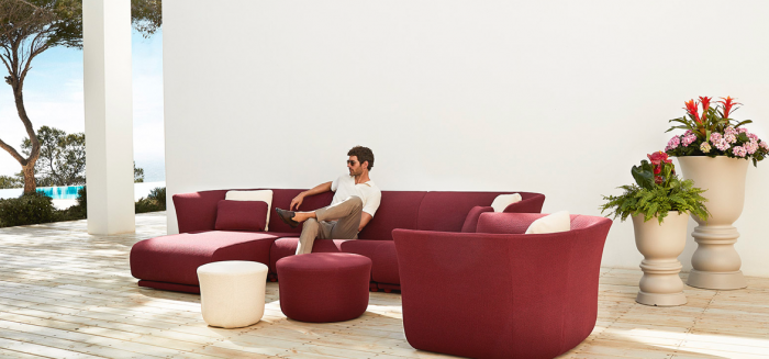 Modul lounger dreapta canapea premium Suave pentru exterior 114x160x71 cm, 67016 - Vondom [6]