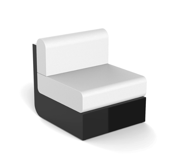 Modul mijloc canapea premium Ulm pentru exterior 82x75x72 cm, 54171 - Vondom [2]