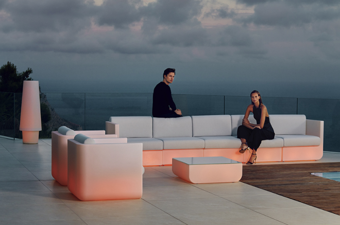 Modul mijloc canapea premium Ulm pentru exterior 82x75x72 cm, 54171 - Vondom [4]
