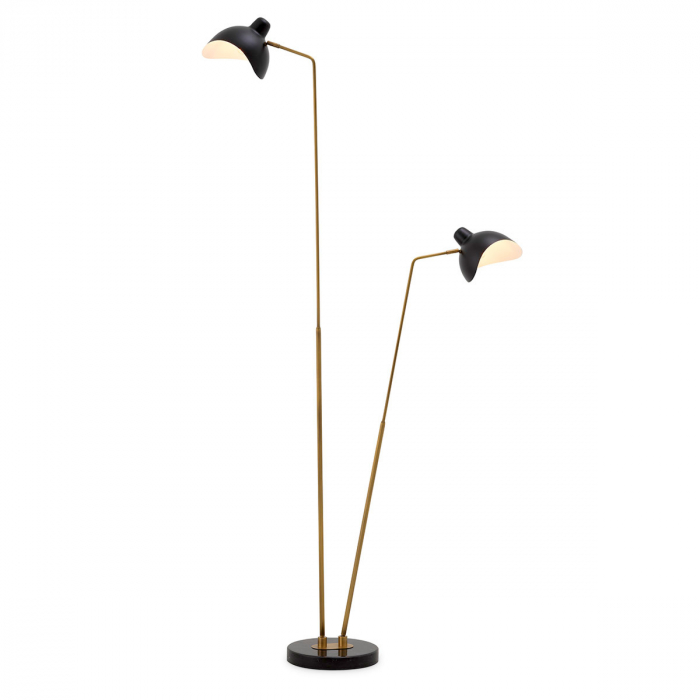   Lampa de podea Asta Double finisaj din alamă antică 115462 EICHHOLTZ [1]