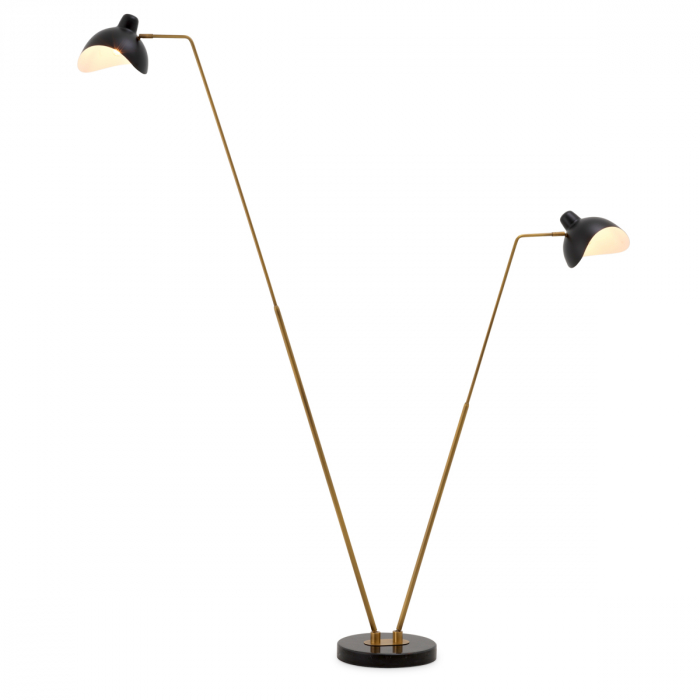   Lampa de podea Asta Double finisaj din alamă antică 115462 EICHHOLTZ [3]