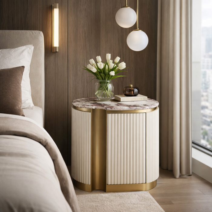 Noptieră Livin Hill ST915BL, 1 Ușă - COMAD [6]