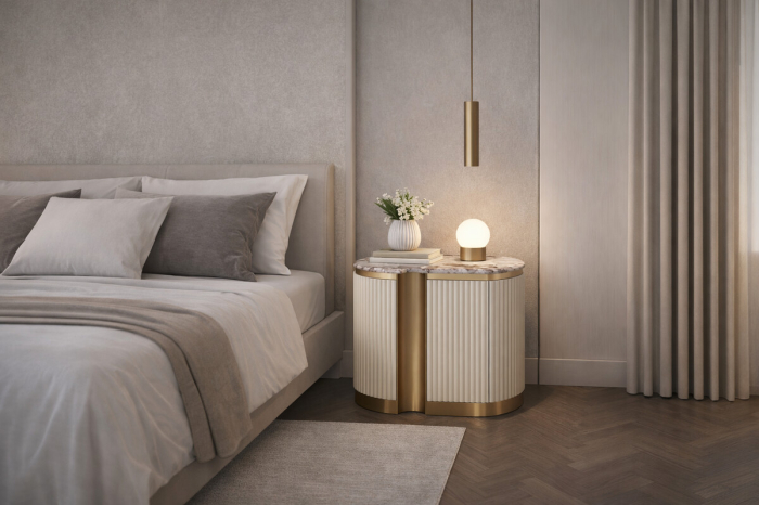 Noptieră Livin Hill ST915BL, 1 Ușă - COMAD [5]