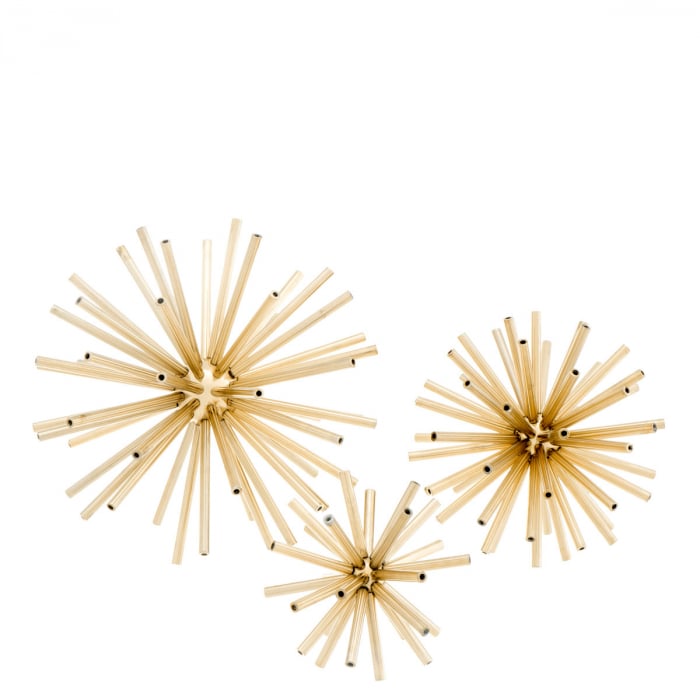   Obiect Meteor set de 3 din alamă lustruită 110345 EICHHOLTZ [1]