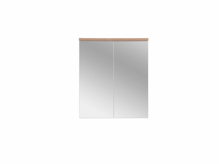Oglinda baie 100 cm Bali White cu spatiu depozitare [4]