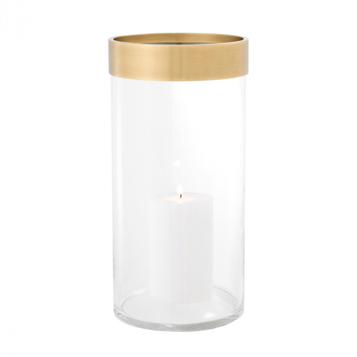   Finisaj din alamă antică Suport lumanare Vertex L 113272 EICHHOLTZ [1]