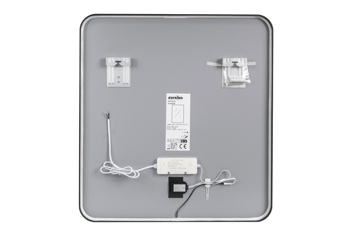 Oglindă VEGA LU LED 70 cm, cu ramă și LED, Neutru - COMAD [4]
