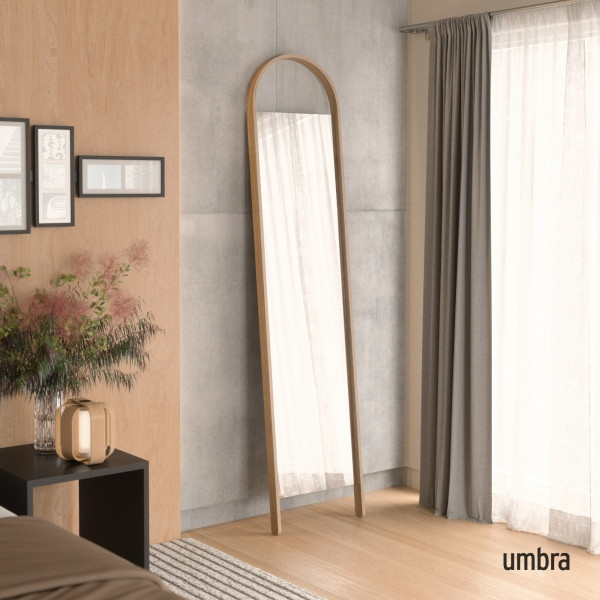 Oglindă Bellwood 45x5x193 cm, Lemn Maro - Umbra [7]