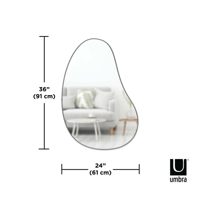 Oglindă Hubba 86 61x3x92 cm, Metalic / Titan - Umbra [6]