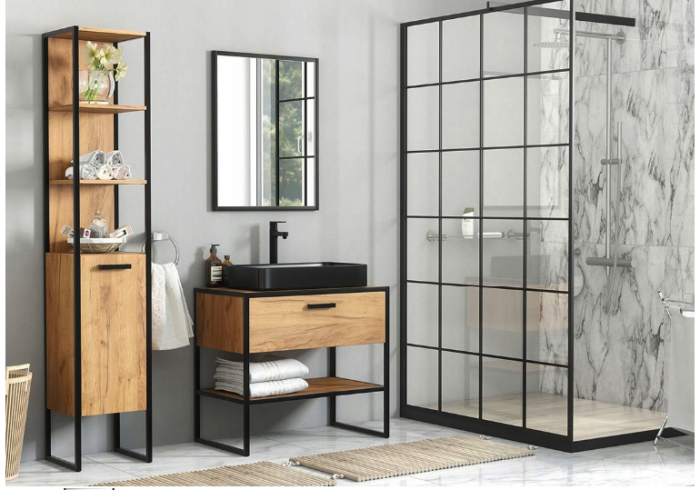 Oglinda inramata baie 60x75 cm Brooklin COMAD [3]