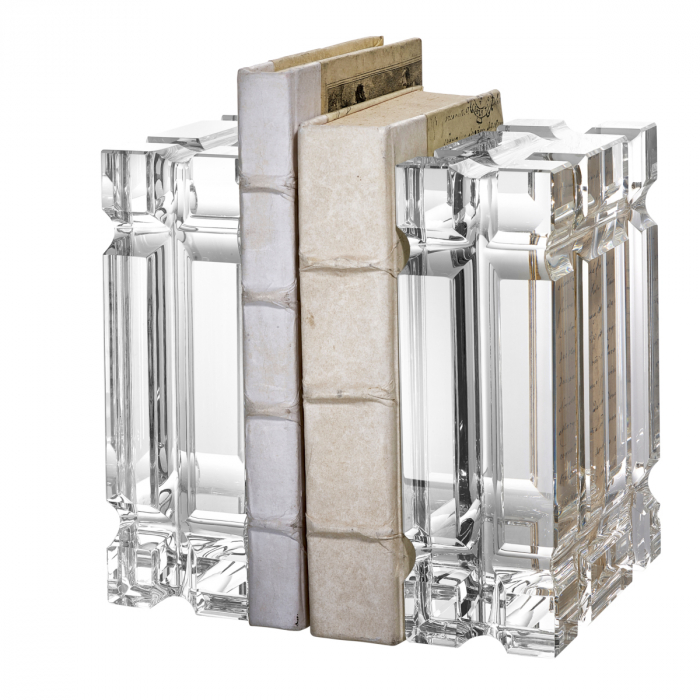   Set de 2 suporturi de carte Linea din cristal 110710 EICHHOLTZ [3]