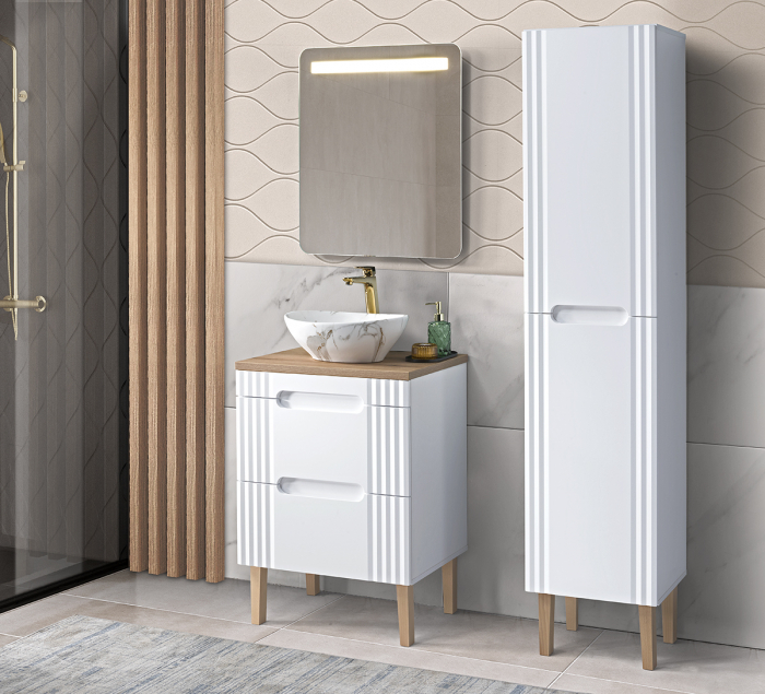 Oglinda baie 70 x 60 x 1 cm LED Bianca 60 COMAD [3]