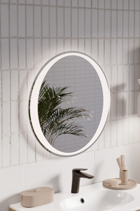 Oglindă LED fără ramă 60 x 60 cm - Aurelia -  COMAD [1]