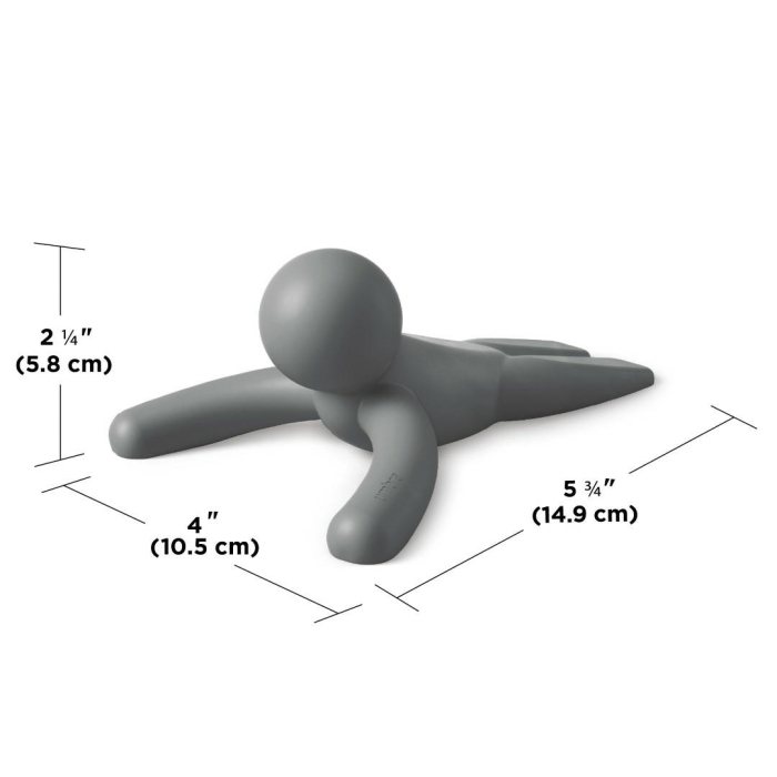 Opritor pentru Ușă Buddy 2 15x11x6 cm, Cauciuc Termoplastic Gri - Umbra [6]