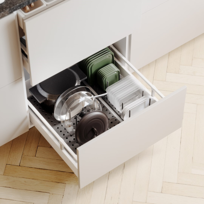 Organizator pentru Sertar Peggy Gri Închis, 55x15x10cm, Umbra 1004318-149 [3]