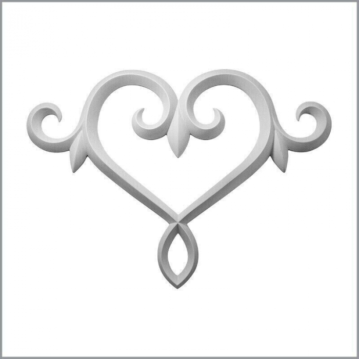 Ornament din poliuretan A692 - 25.8x35.9x1.6 cm [1]
