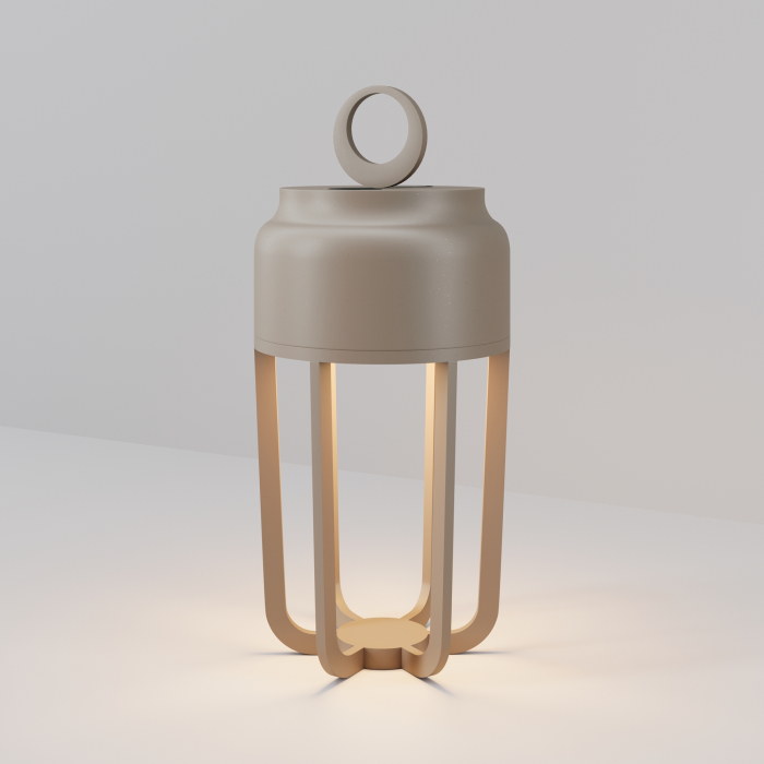 Outdoor portable battery-powered lamp Vetra Bej Metal 5W MAYTONI O144TL-L5BG3K [4]