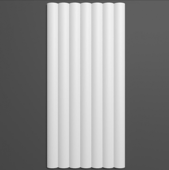 Panou decorativ 3D din poliuretan flexibil, model Riflaj W368F - 25x1.25x280 cm [1]