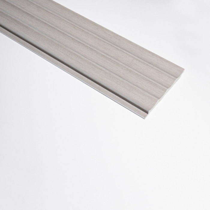 Panou riflat 3D Onda, Gri, 270x11.2cm, Lamelio [3]