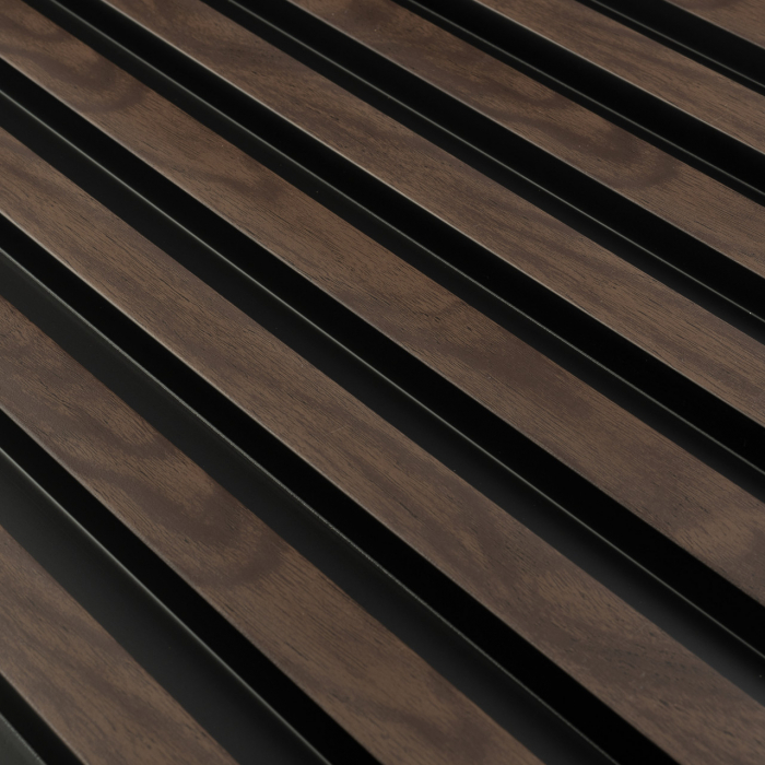 Panou riflat 3D Vasco, Walnut, 270x11.7cm, Lamelio [3]