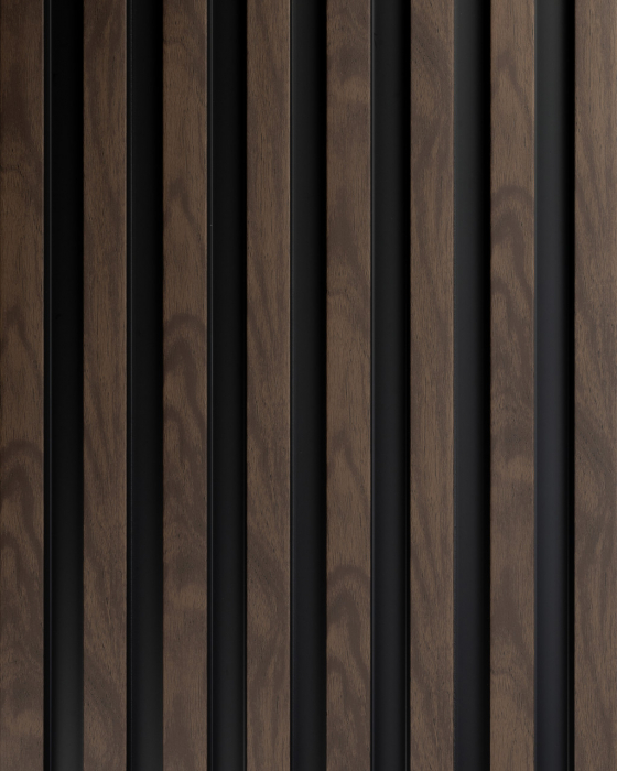 Panou riflat 3D Vasco, Walnut, 270x11.7cm, Lamelio [2]