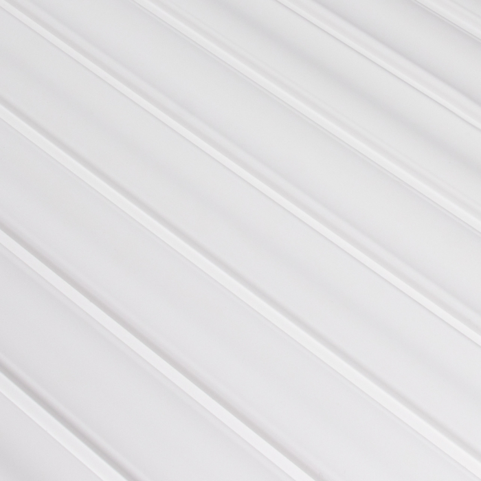 Panou riflat 3D Versal, Alb, 270x11.5 cm, Lamelio [2]
