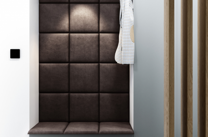 Panou tapitat pat catifea Hira patrat/dreptunghiular 30/40/50/60/70/80 cm, modular, 3 cm grosime [5]