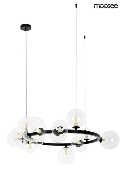 Pendul Alure 85x85x230 cm, Negru - Moosee [2]