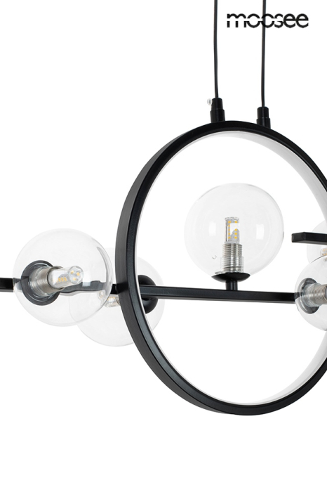 Pendul Alure Line Twin 90x20x83 cm, Metal Negru - Moosee [4]