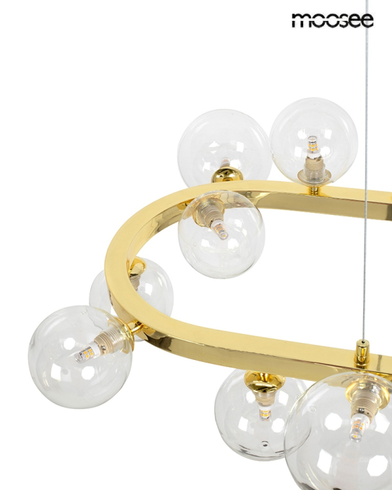 Pendul Alure Oval 120x55x270 cm, Auriu Lucios - Moosee [3]