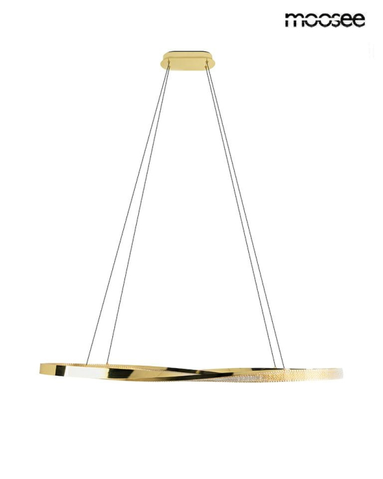 Pendul Anillo 120x35x7 cm, Metal și Aluminiu Auriu - Moosee [6]